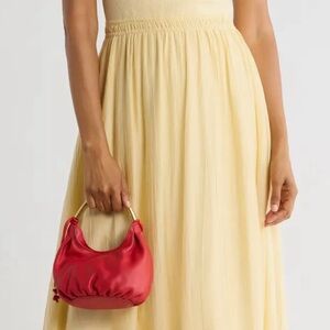 Madewell The Camren Mini Bag Bandana Red NWT